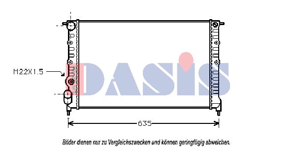 AKS DASIS Radiators, Motora dzesēšanas sistēma 181040N